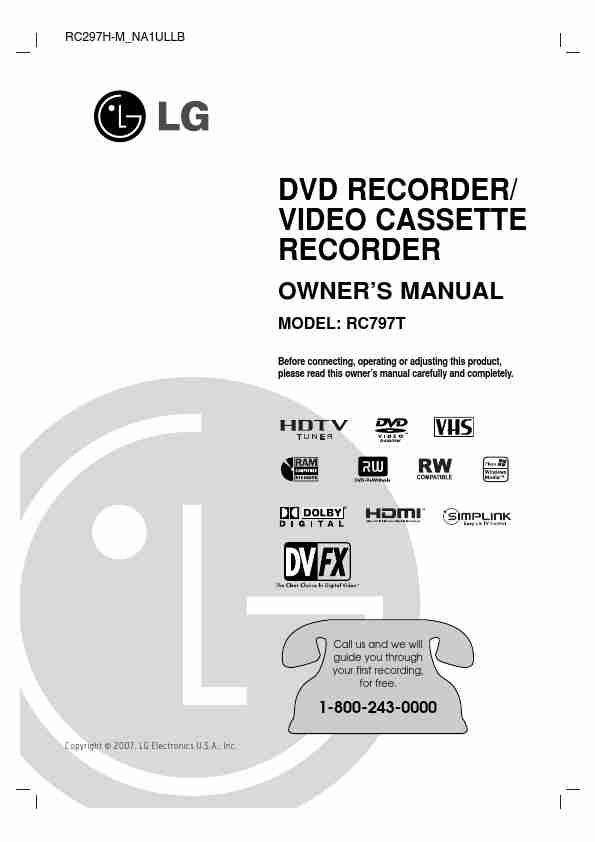 LG Electronics DVD VCR Combo RC797T-page_pdf